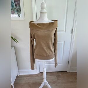 Free People ‘Not The Same Tee’ size Small in Iced Coffee; Like New